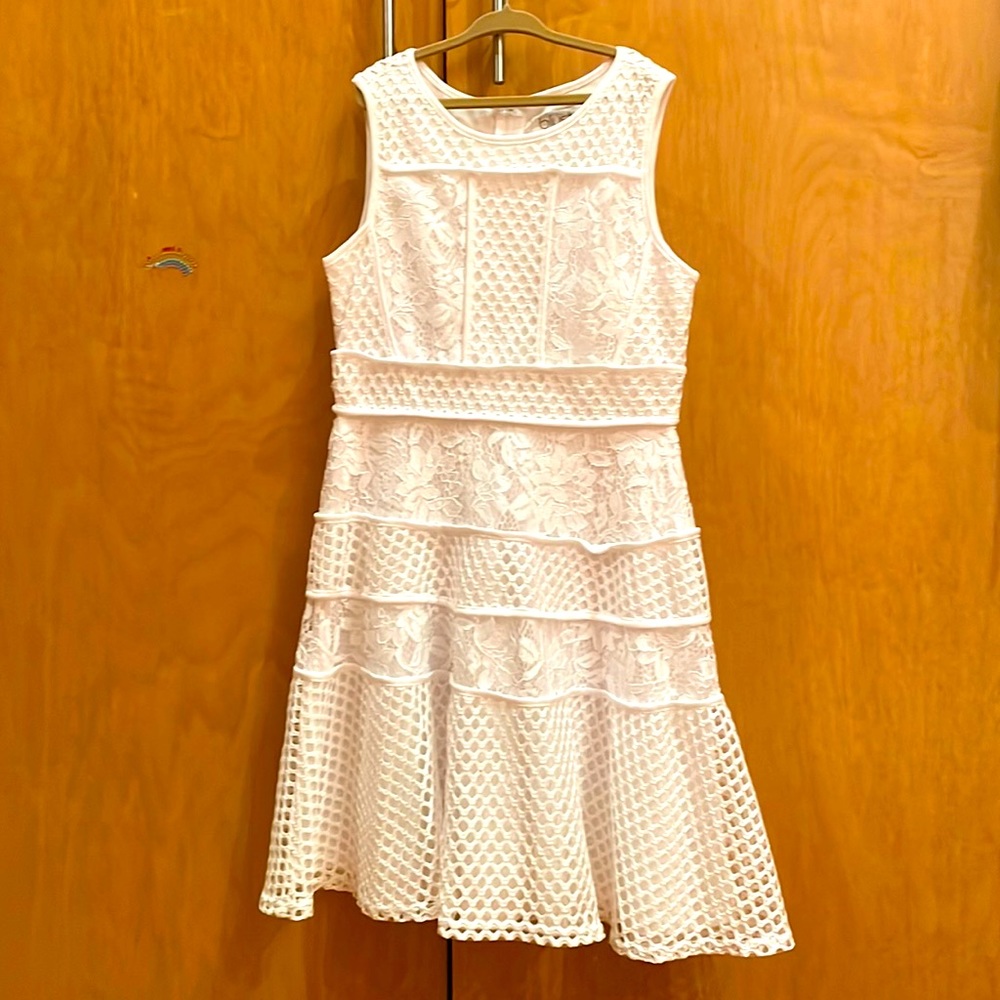 Pure white dress wore once